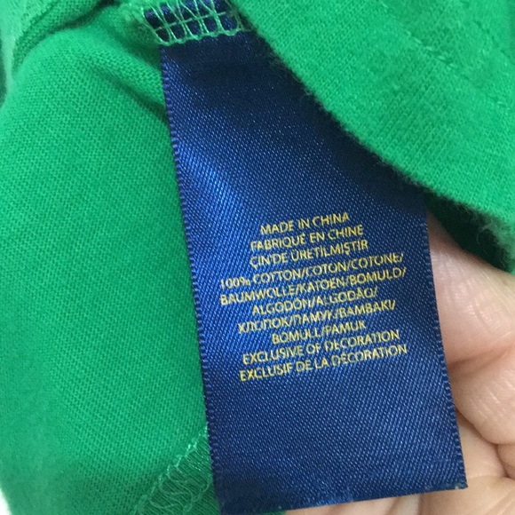 Polo Ralph Lauren Long-Sleeve Essential Tee Sz 5 - Picture 5 of 5